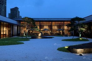 江西九江現(xiàn)代新中式風格售樓處家具項目工程案例完工實拍美圖!